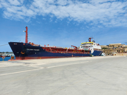 Galway Fisher Marine support in dock